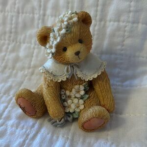 Cherished Teddies collectible bear figurine- 1993- “Friendship Is In Bloom“